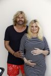 Wateringen 19 juli 2016 
Bobbi Eden ( zwanger ) met haar man Mark Laurenz in hun babykamer.