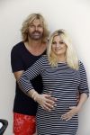 Wateringen 19 juli 2016 
Bobbi Eden ( zwanger ) met haar man Mark Laurenz in hun babykamer.