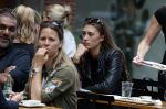 Amsterdam 12 juli 2016 
Chelsey Weimar op terras in Amsterdam zuid.