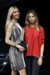 Amsterdam 9 juli 2016
Modeshow Monique Collignon op AFW Amsterdam fashion week bij westergasfabriek.
Christie Bokma met Alice Koreman