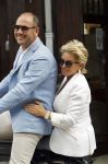 Amsterdam 12 juli 2016
Connie Witteman en Eugene v Dun zijn in ondertrouw gegaan en fietsen naar huis.