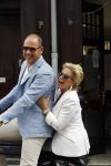 Amsterdam 12 juli 2016
Connie Witteman en Eugene v Dun zijn in ondertrouw gegaan en fietsen naar huis.