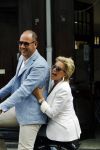 Amsterdam 12 juli 2016
Connie Witteman en Eugene v Dun zijn in ondertrouw gegaan en fietsen naar huis.