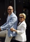 Amsterdam 12 juli 2016
Connie Witteman en Eugene v Dun zijn in ondertrouw gegaan en fietsen naar huis.