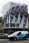 Amsterdam 13 juli 2017 
Reclame Nike / Dafne Schippers op verschillende panden in amsterdam.