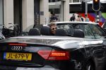 Amsterdam 17 juli 2016  
Dirk Zeelenberg in zijn audi cabrio in amsterdam zuid.