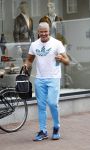 Amsterdam 20 juli 2016
Dries Roelvink in sportoutfit op de pc hooftstraat