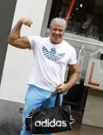 Amsterdam 20 juli 2016
Dries Roelvink in sportoutfit op de pc hooftstraat