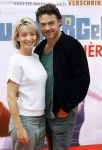 Amsterdam 17 juli 2016
Premiere huisdiergeheimen in Pathe arena. Fedja v Huet met zijn vrouw Karina Smulders