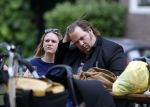 Amsterdam 7 juli 2016 
Frank Evenblij in de jordaan op terras met een man en een vrouw .