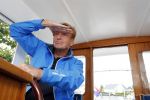 Uitgeest 11 juli 2016
Henny Huisman op zijn boot.