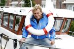 Uitgeest 11 juli 2016
Henny Huisman op zijn boot.