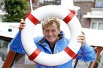 Uitgeest 11 juli 2016
Henny Huisman op zijn boot.