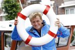 Uitgeest 11 juli 2016
Henny Huisman op zijn boot.