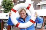 Uitgeest 11 juli 2016
Henny Huisman op zijn boot.