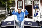 Uitgeest 11 juli 2016
Henny Huisman op zijn boot.