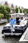 Uitgeest 11 juli 2016
Henny Huisman op zijn boot.