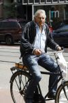 Amsterdam 12 juli 2016  
Jan Stekelenburg op de fiets in Amsterdam.