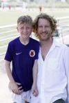 Amsterdam 19 juli 2016 
Jim de Groot met zijn zoontje bij afc voetbalkamp