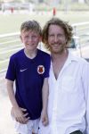 Amsterdam 19 juli 2016 
Jim de Groot met zijn zoontje bij afc voetbalkamp