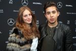 Amsterdam 8 juli 2016
Modeshow Tony Cohen tijdens de amsterdam fashion week op westergasfabriekterrein. Claudia Dierdorp met dochter Julia Klein en vriend