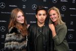 Amsterdam 8 juli 2016
Modeshow Tony Cohen tijdens de amsterdam fashion week op westergasfabriekterrein. Claudia Dierdorp met dochter Julia Klein en vriend