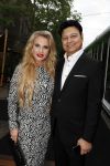 Amsterdam 8 juli 2016
Modeshow Tony Cohen tijdens de amsterdam fashion week op westergasfabriekterrein. Kamaliya Zahoor met haar man