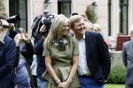 Wassenaar 8 juli 2016
Koninklijk fotouur op de Horsten met Koning Willem Alexander Koningin Maxima en de prinsessen Amalia Ariane en Alexia. Ook de honden zijn erbij.