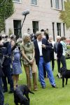 Wassenaar 8 juli 2016
Koninklijk fotouur op de Horsten met Koning Willem Alexander Koningin Maxima en de prinsessen Amalia Ariane en Alexia. Ook de honden zijn erbij.