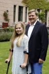 Wassenaar 8 juli 2016
Koninklijk fotouur op de Horsten met Koning Willem Alexander Koningin Maxima en de prinsessen Amalia Ariane en Alexia. Ook de honden zijn erbij.