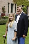 Wassenaar 8 juli 2016
Koninklijk fotouur op de Horsten met Koning Willem Alexander Koningin Maxima en de prinsessen Amalia Ariane en Alexia. Ook de honden zijn erbij.