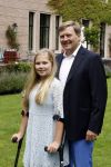 Wassenaar 8 juli 2016
Koninklijk fotouur op de Horsten met Koning Willem Alexander Koningin Maxima en de prinsessen Amalia Ariane en Alexia. Ook de honden zijn erbij.
