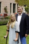 Wassenaar 8 juli 2016
Koninklijk fotouur op de Horsten met Koning Willem Alexander Koningin Maxima en de prinsessen Amalia Ariane en Alexia. Ook de honden zijn erbij.