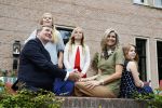 Wassenaar 8 juli 2016
Koninklijk fotouur op de Horsten met Koning Willem Alexander Koningin Maxima en de prinsessen Amalia Ariane en Alexia. Ook de honden zijn erbij.