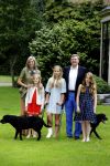 Wassenaar 8 juli 2016
Koninklijk fotouur op de Horsten met Koning Willem Alexander Koningin Maxima en de prinsessen Amalia Ariane en Alexia. Ook de honden zijn erbij.
