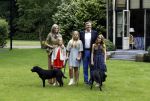 Wassenaar 8 juli 2016
Koninklijk fotouur op de Horsten met Koning Willem Alexander Koningin Maxima en de prinsessen Amalia Ariane en Alexia. Ook de honden zijn erbij.