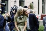 Wassenaar 8 juli 2016
Koninklijk fotouur op de Horsten met Koning Willem Alexander Koningin Maxima en de prinsessen Amalia Ariane en Alexia. Ook de honden zijn erbij.