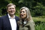 Wassenaar 8 juli 2016
Koninklijk fotouur op de Horsten met Koning Willem Alexander Koningin Maxima en de prinsessen Amalia Ariane en Alexia. Ook de honden zijn erbij.