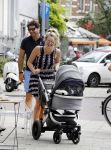 Amsterdam 23 juli 2016
 Liza Sips en Ralph Manheim achter  de kinderwagen.