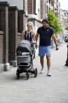 Amsterdam 23 juli 2016
 Liza Sips en Ralph Manheim achter  de kinderwagen.