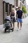 Amsterdam 23 juli 2016
 Liza Sips en Ralph Manheim achter  de kinderwagen.
