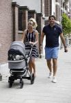 Amsterdam 23 juli 2016
 Liza Sips en Ralph Manheim achter  de kinderwagen.