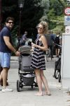 Amsterdam 23 juli 2016
 Liza Sips en Ralph Manheim achter  de kinderwagen.