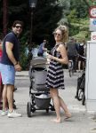 Amsterdam 23 juli 2016
 Liza Sips en Ralph Manheim achter  de kinderwagen.
