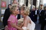 Amsterdam 13 juli 2016  
Premiere absolutely fabulous in Tuschinski. Connie Witteman met verloofde vriend Eugene v Dun en Mariska v Kolck