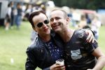 Amsterdam 15 juli 2016 
Day at the park festival in het amsterdamse bos. Martijn Thoutenhoofd met vrouw