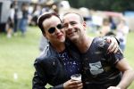 Amsterdam 15 juli 2016 
Day at the park festival in het amsterdamse bos. Martijn Thoutenhoofd met vrouw