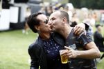 Amsterdam 15 juli 2016 
Day at the park festival in het amsterdamse bos. Martijn Thoutenhoofd met vrouw