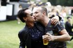 Amsterdam 15 juli 2016 
Day at the park festival in het amsterdamse bos. Martijn Thoutenhoofd met vrouw
