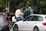 Amsterdam 7 juli 2016 
Connie Breukhoven met haar vriend Eugene v Dun op de fiets in Amsterdam.Opnames Koefnoen met Owen Schumacher Paul Groot Martine Sandifort en Sanne Wallis de Vries. Opnamews vonden plaats in de v Eeghenstraat.